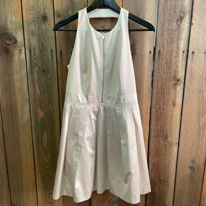 Karen Millen champagne mini Dress w/pockets!